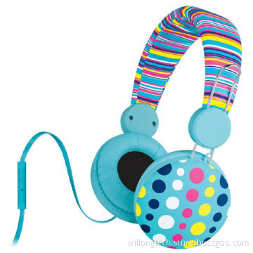 Colorful Stereo Headphone with Microphone